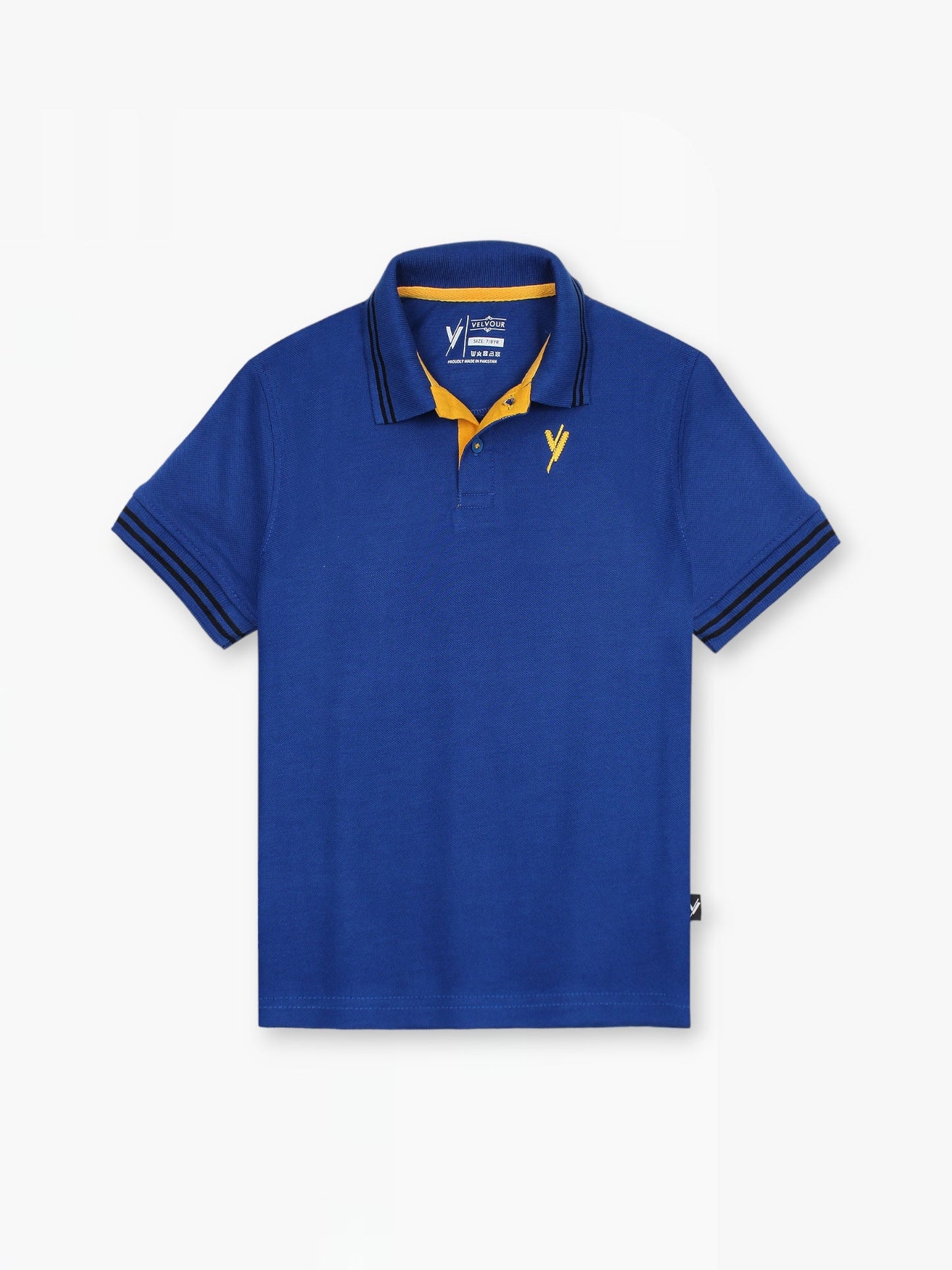 Tipping Collar Plain Polo Shirt VP11-C