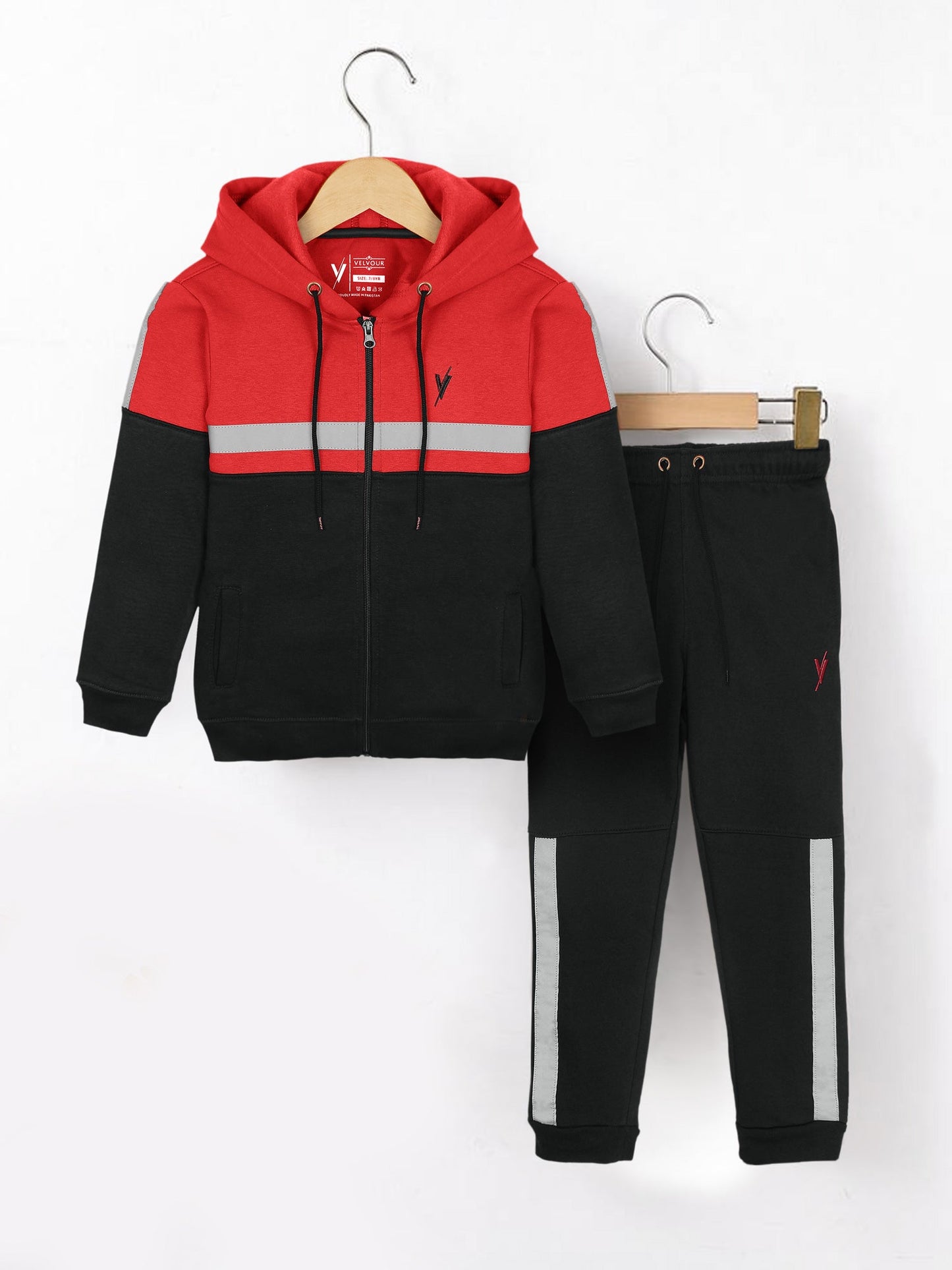 Hooded Tracksuit For Boys & Girls, Cotton Fleece #VWT15-A