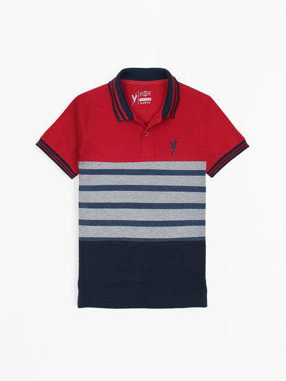 Tipping Collar Plain Polo Shirt VP12-B