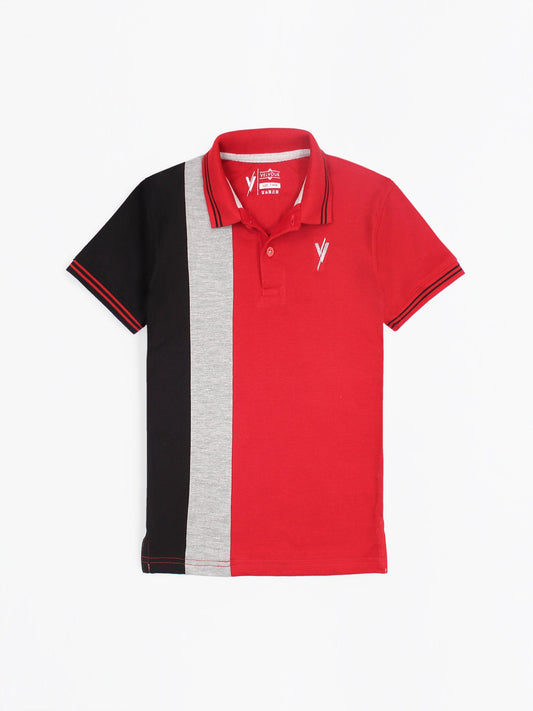 Tipping Collar Plain Polo Shirt VP12-D