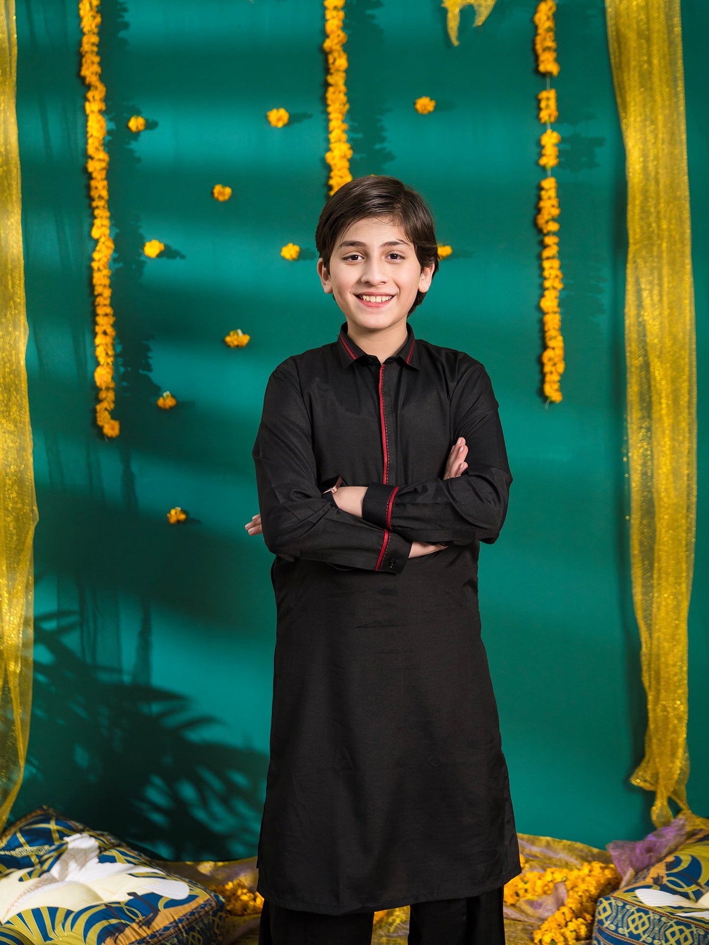 Boys Shalwar Kameez 2Pc VB177-B Black