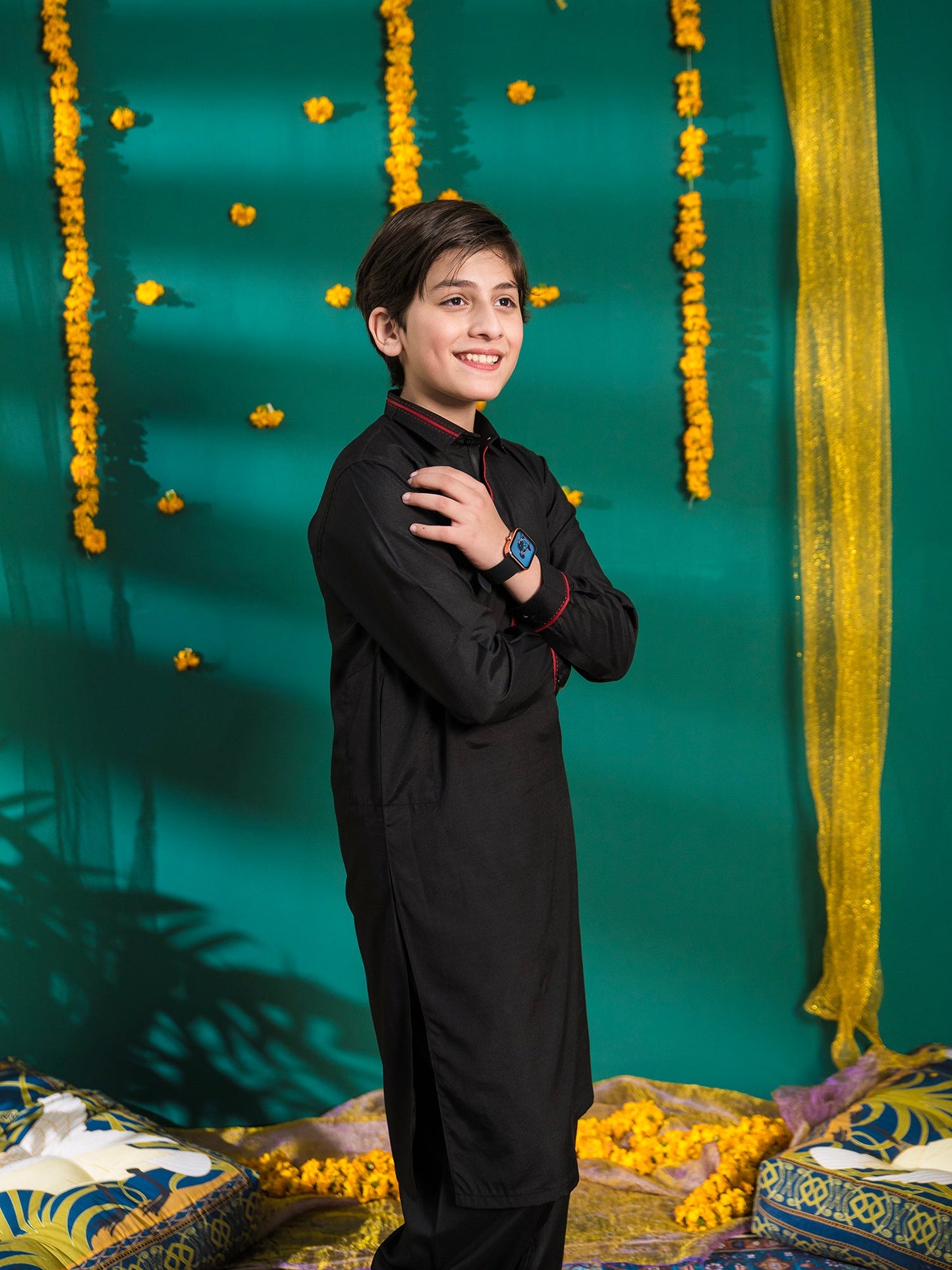 Boys Shalwar Kameez 2Pc VB177-B Black