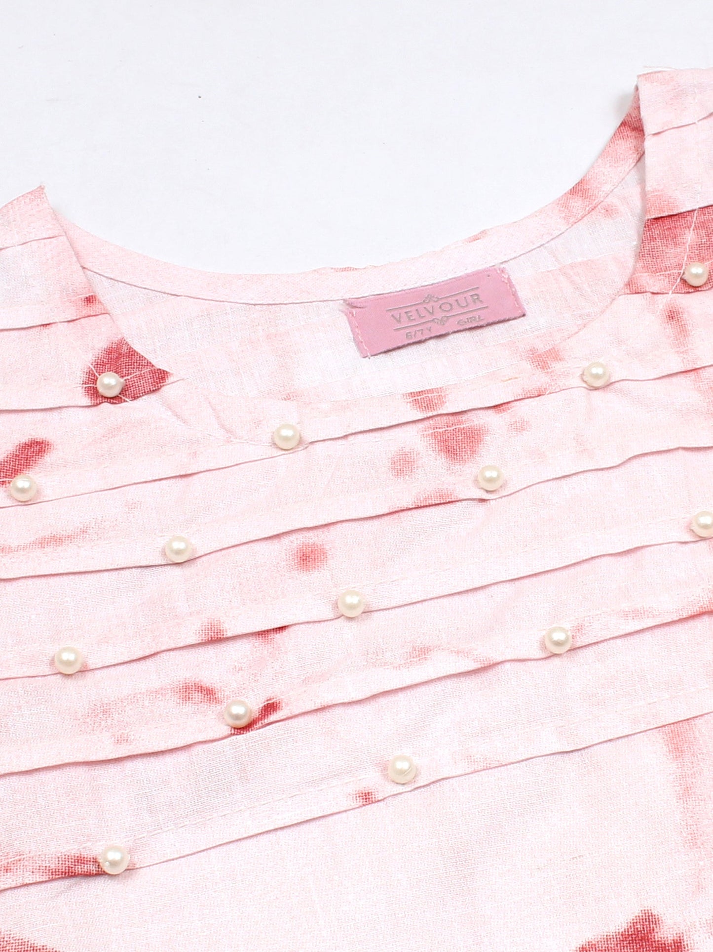 Girls Kurti (Top) By Velvour ART# VG54 Pink