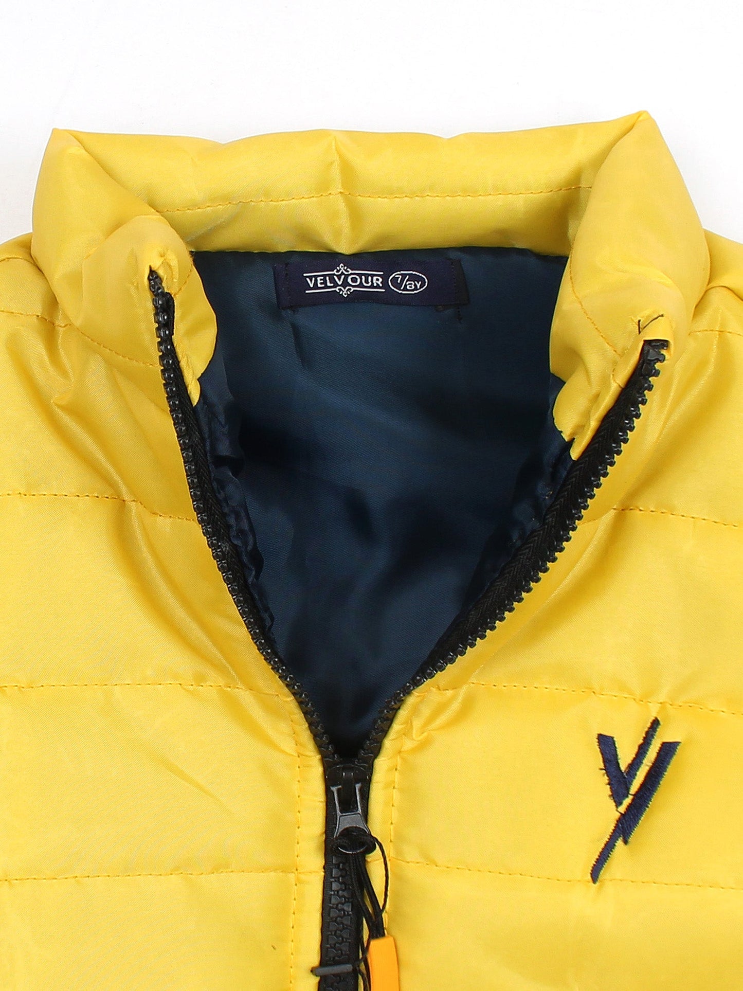 Sleeveless Puffer Jacket Boys & Girls VJ02-E Yellow