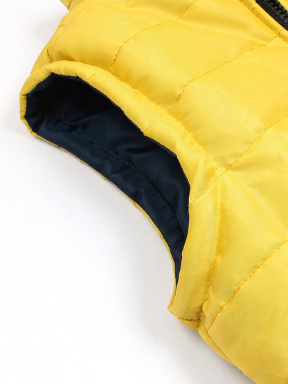 Sleeveless Puffer Jacket Boys & Girls VJ02-E Yellow