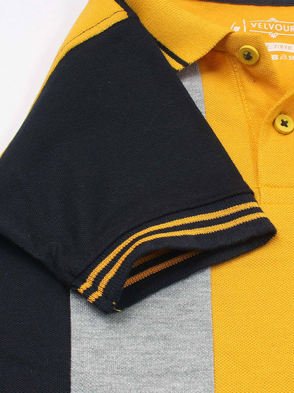 Tipping Collar Plain Polo Shirt VP12-C