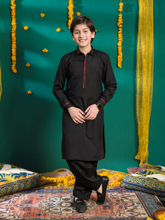 Boys Shalwar Kameez 2Pc VB177-B Black