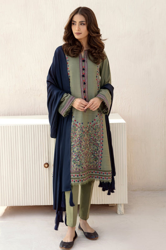 Jazmin 3-Piece Embroidered Lawn Suit