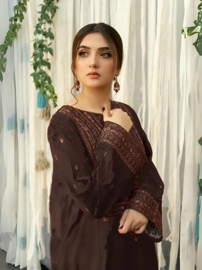 Aisling By Nirmal 3Pcs Embroidered Lawn Collection 2024 NW002