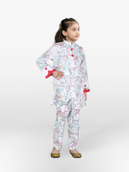 Girls Winter 2Pcs Suit VG82-B