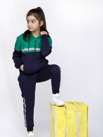 Hooded Tracksuit For Boys & Girls, Cotton Fleece #VWT15-B