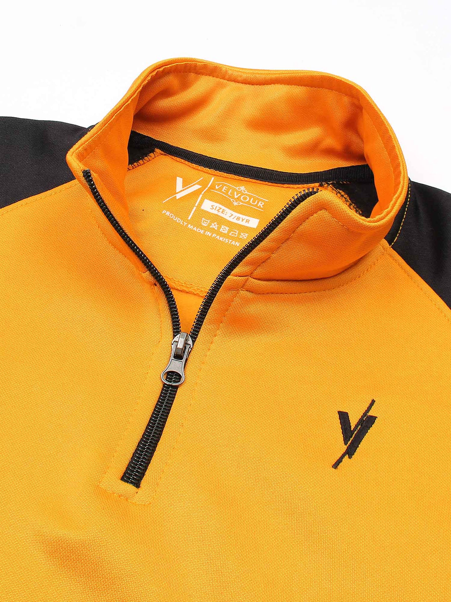 Mock Neck Tracksuit For Boys & Girls, Fleece #VWT23-B