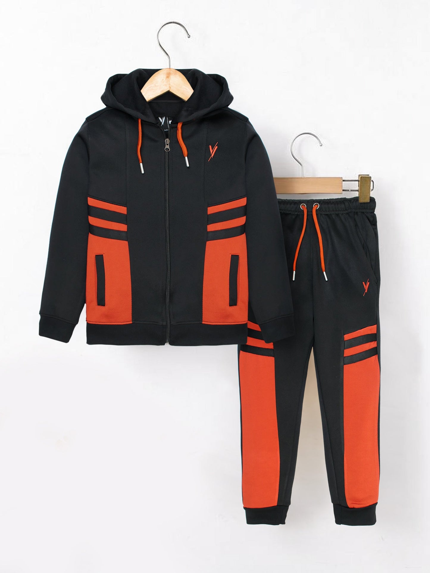 Hooded Tracksuit For Boys & Girls, Fleece #VWT31-C