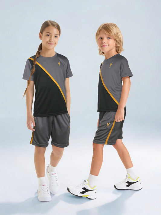 Tracksuit For Boys & Girls Poly athletic Fabric VST56-C