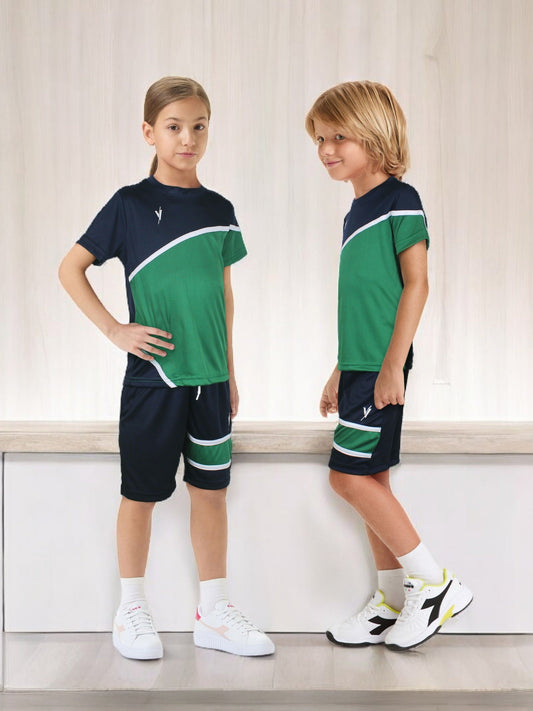 Tracksuit For Boys & Girls Poly athletic Fabric VST57-A