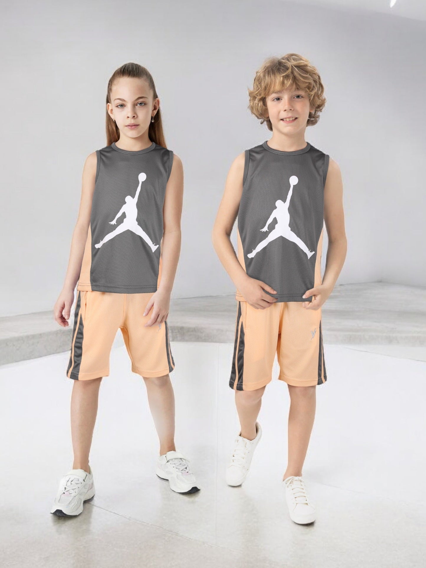 Sleeveless Tracksuit For Boys & Girls VST59-A