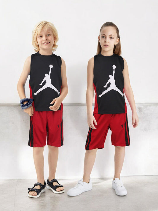 Sleeveless Tracksuit For Boys & Girls VST59-B