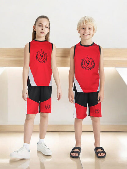 Sleeveless Tracksuit For Boys & Girls VST63-A